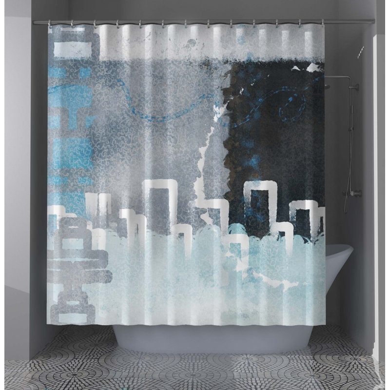 Plump Undoubtedly Designer Shower Curtain