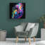 Art mural sur toile tendue - art mural Wumples «Spider-Man Splosion» pour le salon, la chambre à coucher ou le bureau - 35 x 35