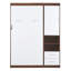Lit escamotable simple mural avec armoire de rangement - Lit pliant multifonctionnel pour petits appartements, peu encombrant, blanc-399509732