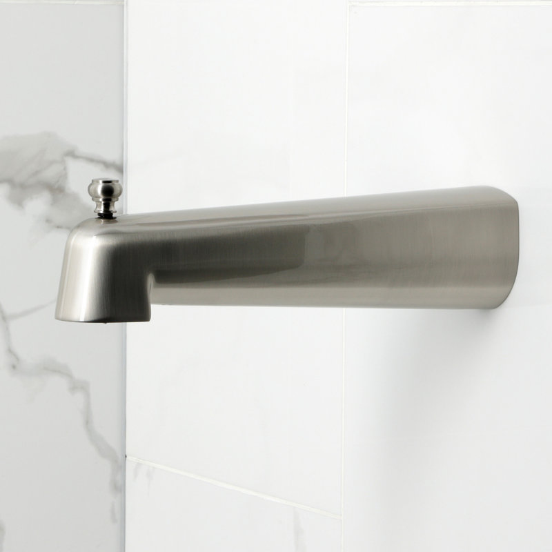 Kingston Brass Metropolitan Single-Handle Pressure Balanced Tub and Shower Faucet, Brushed Nickel