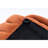 Comfortable Orange Stool - Modern Chenille Design For Living Room & Bedroom. 19.29" D X W 17.67" H, 14.96 Lbs. Material, Foam Filled, Wooden Frame, 250 Lbs Load-Bearing Capacity, No Assembly Needed-2105212522
