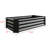 421Ft Black Metal Raised Planter For Plants, Stable Structure, - Rust Coating Rectangle Plants And Flowers, Black, & Long Lasting-932895768-932895769