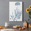 " Antique Botanical In Blue V "-1554665642