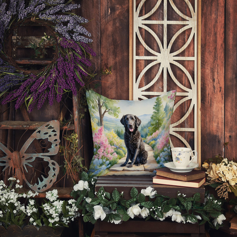 Coussin décoratif intérieur / extérieur Spring Path, H 14 po x l 14 po
