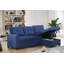Canapé modulaire convertible rembourré avec méridienne coulissante-125983006