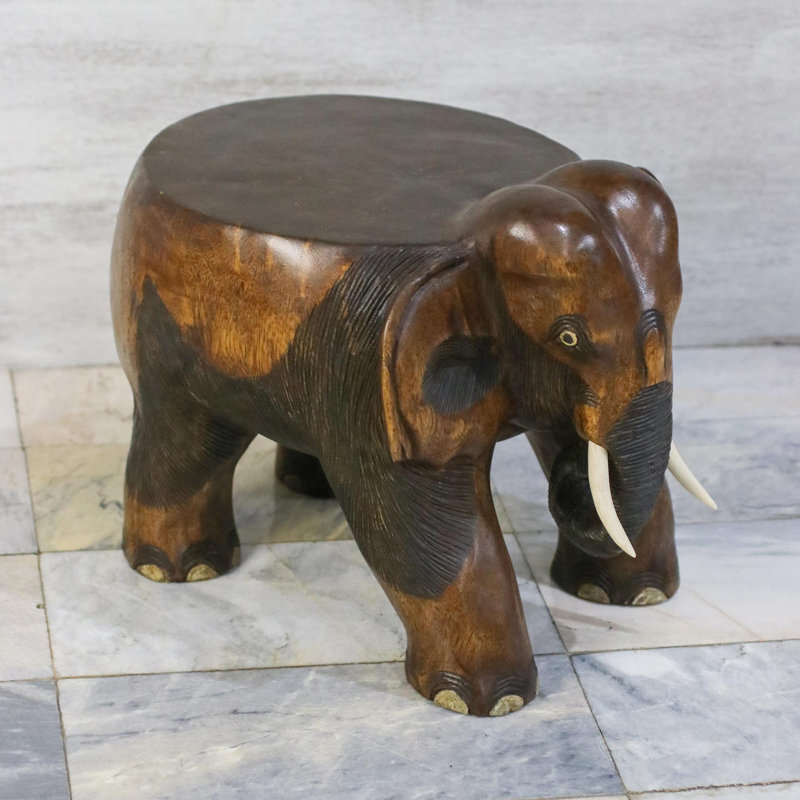 Tabouret d'appoint en bois manufacturé