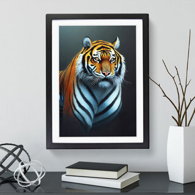 Striking Tiger No.2 - Framed Print