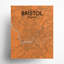 Bristol, carte de la ville, impression-261416001-261416063