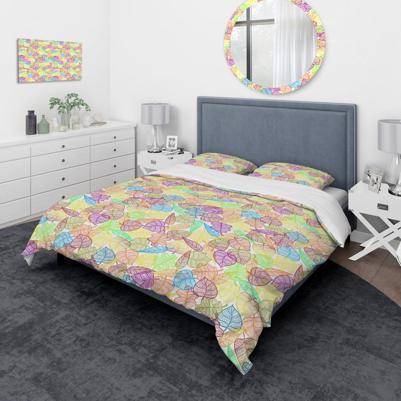 Ensemble de housse de couette moderne et contemporaine, Housse de couette très grand + 2 taies décoratives