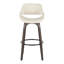 Tabouret de bar Mid-Century moderne à hauteur fixe avec pivot-1622788249