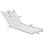 Ensemble de 2 coussins de chaise longue pour l'extérieur-20310511