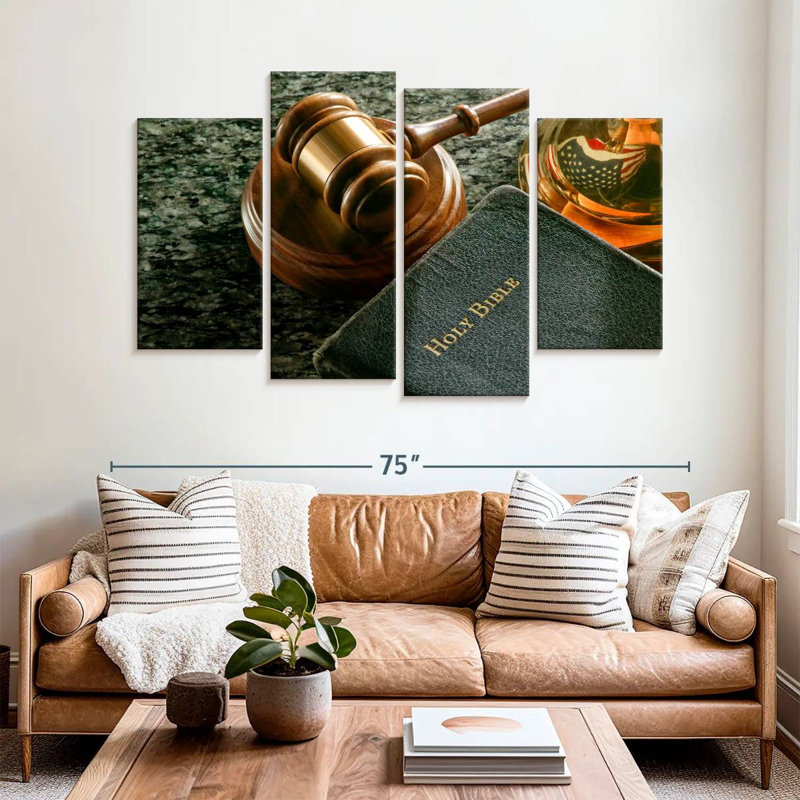Alcaraz US Justice System, 42" H x 68" W