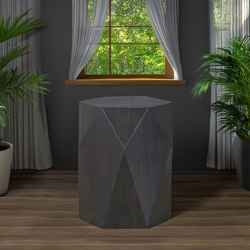 Table de bout Clorence, Noir