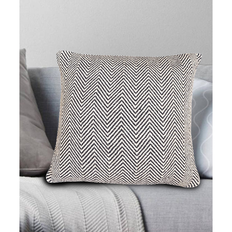 Chevron Cotton Throw Pillow