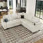Canapé de rangement modulaire en forme de L en forme de chenille pour 4 personnes avec coussin amovible lavable Penveloppa-1997321679