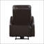 Fauteuil inclinable électrique avec revêtement en similicuir et positions réglables, parfait pour le confort et le style modernes