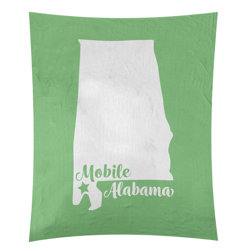 Tapisserie mobile Alabama, H 27,5 po x l 37,5 po, Vert