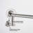 3 Piece Wall Mounted Bathroom Hardware Set with Towel Bar, Toilet Paper Holder and Robe Towel Hook for Modern Bathrooms