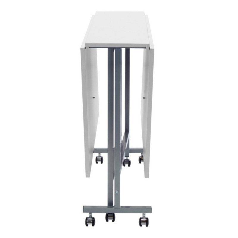 Voegele 96.3cm x 59cm Foldable Sewing Table with Wheels