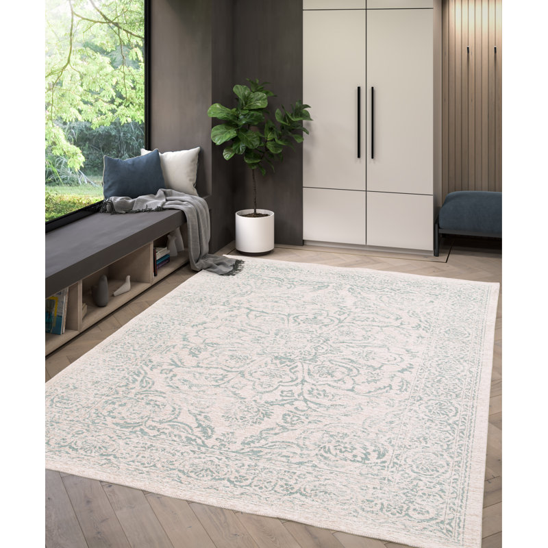 Breonka Floral Area Rug, Rectangle 120 x 170cm