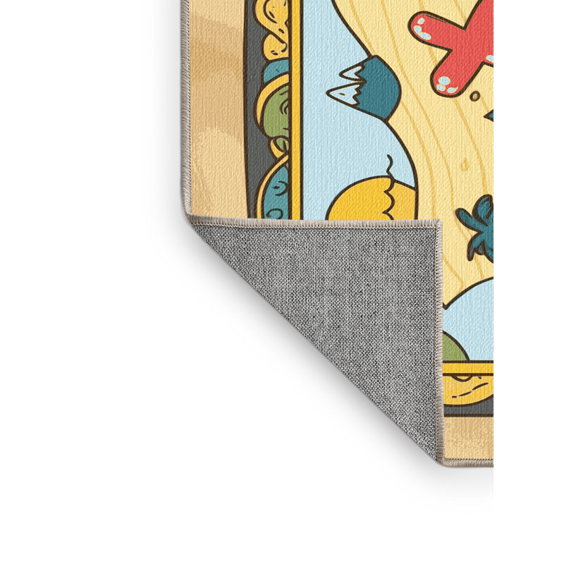 Tapis lavable Sunside Sails Pirates Ocean Kids_Pir021, Rectangulaire 2 pi x 3 pi