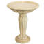  Espino Grecian Freestanding Fiberglass Reinforced Concrete Outdoor Birdbath-1064756297