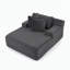 Méridienne simple paresseuse, aucun assemblage requis-383602398