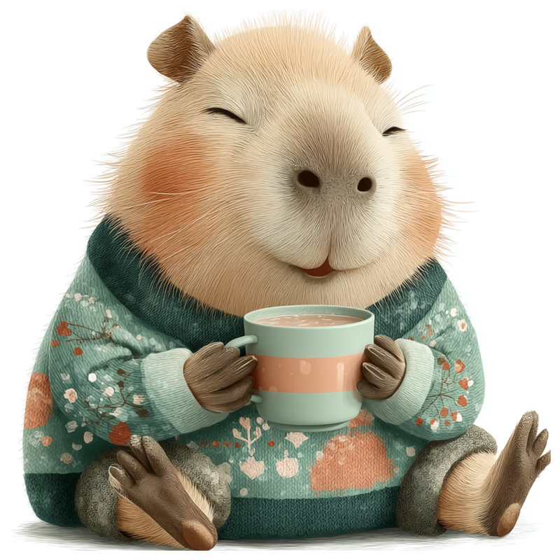 Couvre-lit Capybara, Grand lit
