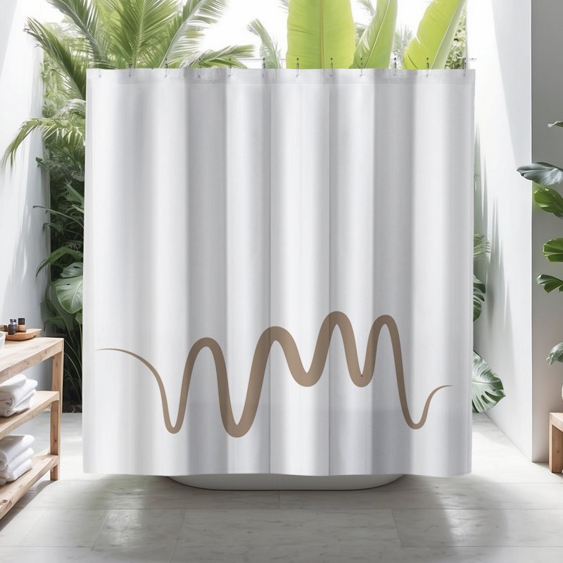 Rideau de douche Coco, Beige