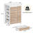 5-Drawer Wood File Cabinet