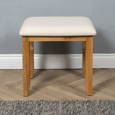 Louna Soild Wood Accent Stool