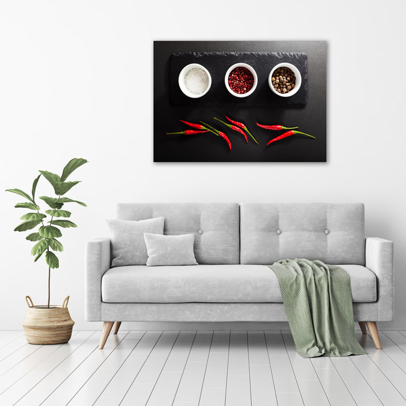 Spices And Chilli - Wrapped Canvas Print