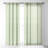 Avenie Grid Pattern Green 1pc Sheer Window Curtain Panel-386689833