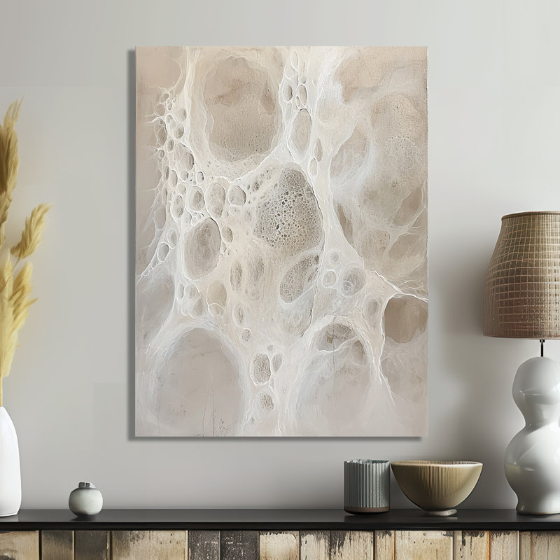 «Lunar Surface Landscape - Abstract Landscape Wall Art Living Room», Pas de métal encadré, H 20 po x l 12 po x P 1 po