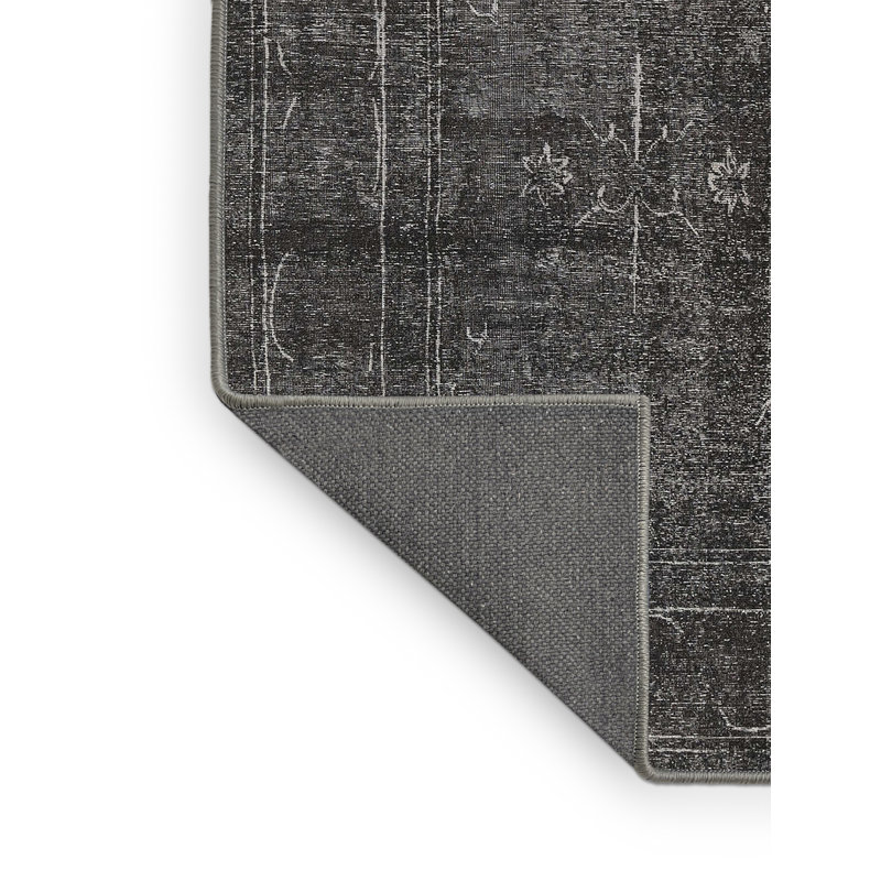 Tapis oriental gris anthracite, Rectangle 6 pi x 9 pi