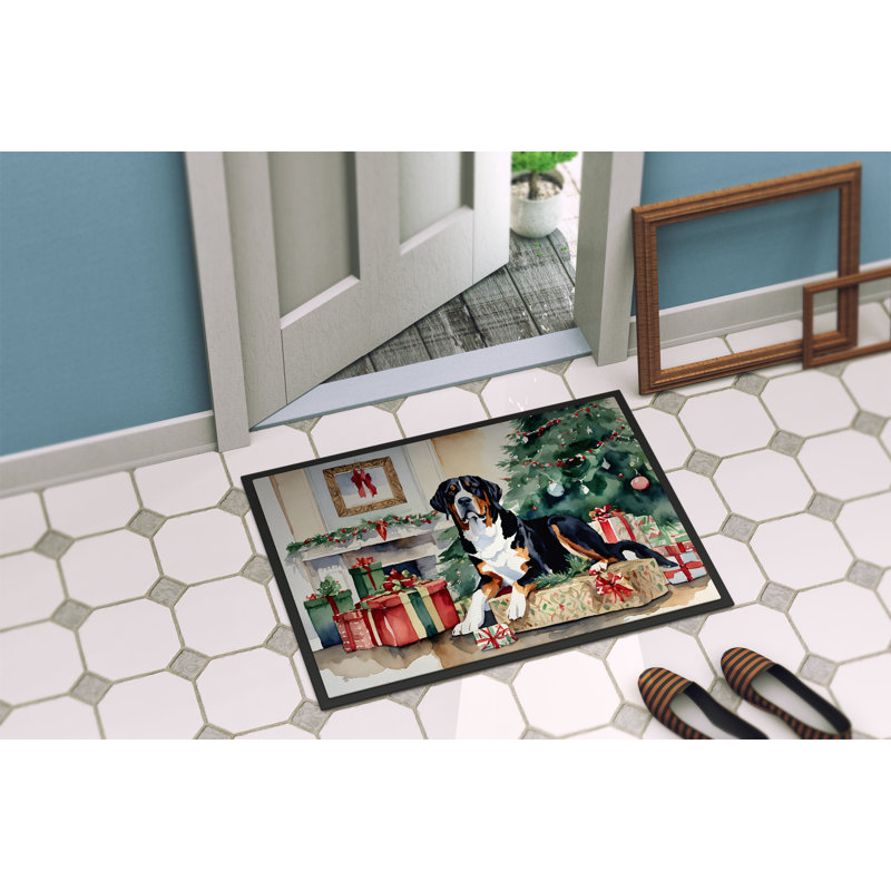 Tapis d'entrée antidérapant Jenevive, L 18 po x L 27 po