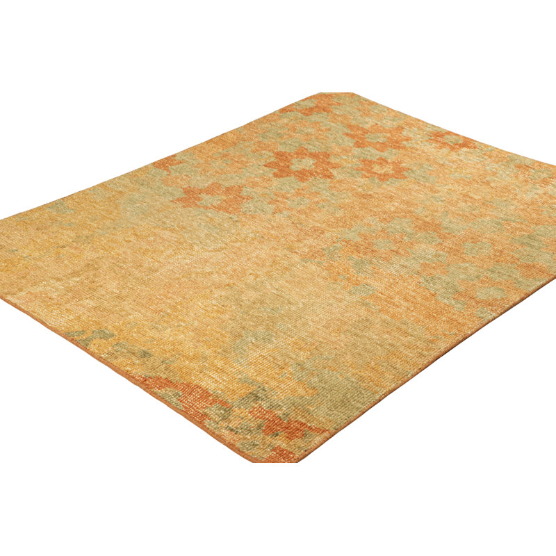Rug & Kilim’S Modern Abstract Art Rug With Colorful Floral Patterns