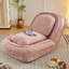 Canapé confortable en rose, 5 angles réglables, lit paresseux, réglages, pour une bonne nuit de sommeil