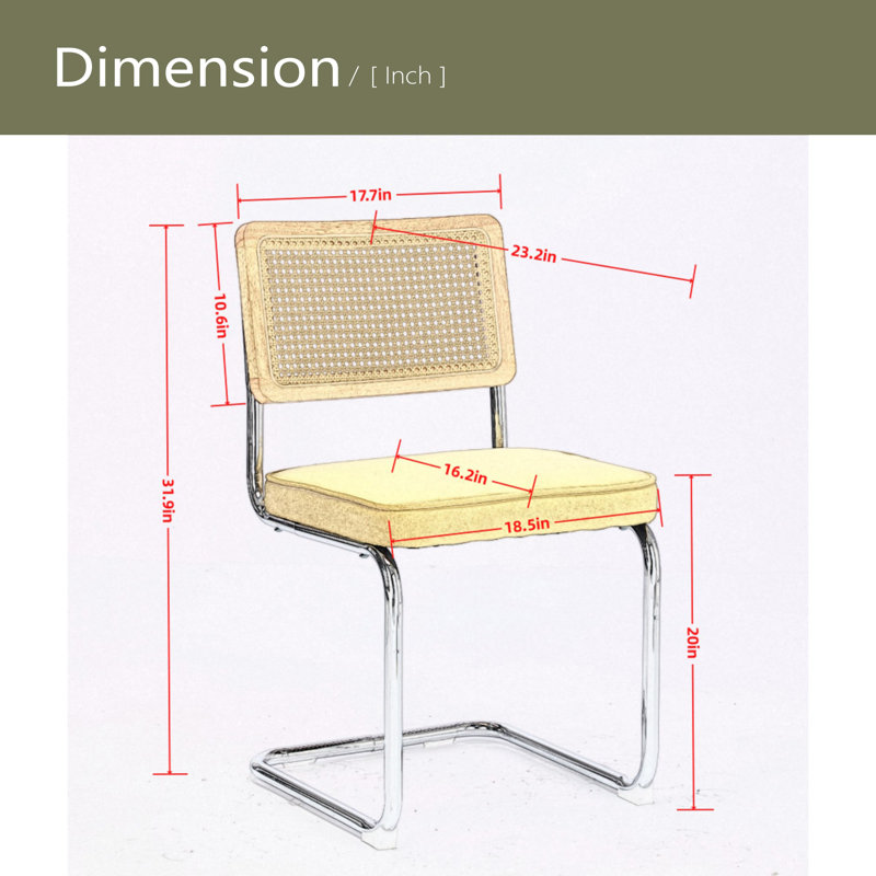 Ensemble de 2 chaises d'appoint Mid-Century, Café