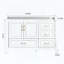 46.85 " Single Bathroom Vanity Base