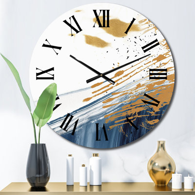Horloge murale abstraite V