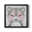 Raton laveur - peinture sur toile encadrée-1584645360-1584645364