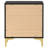 Gold 2-Drawer Rectangular Nightstand-1187670279
