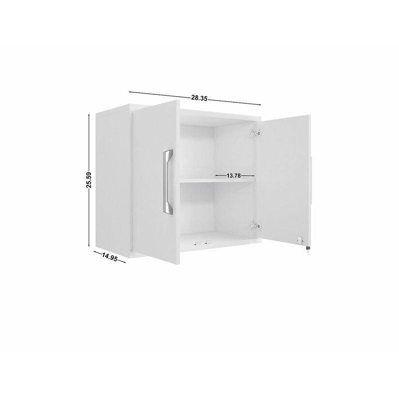 Aseem 4 Piece Storage System, White