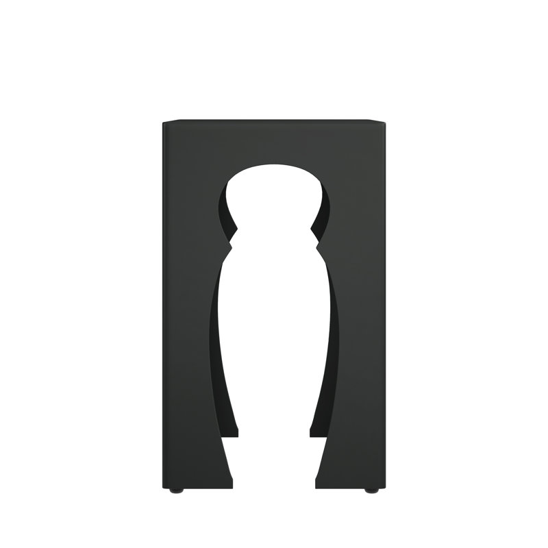 Aladdin Table 1, Textured Black