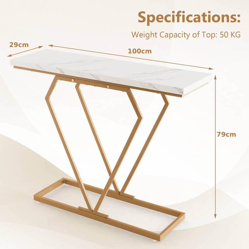 Thijmen 100cm Console Table