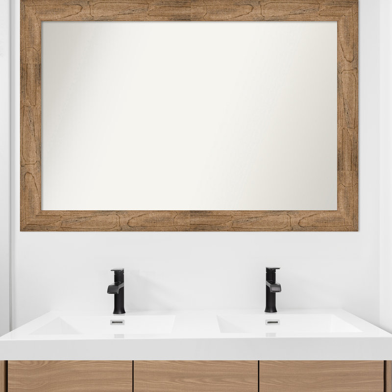 Timmy Solid Wood Wall Mirror, Rectangle, 32.5" x 47.5"