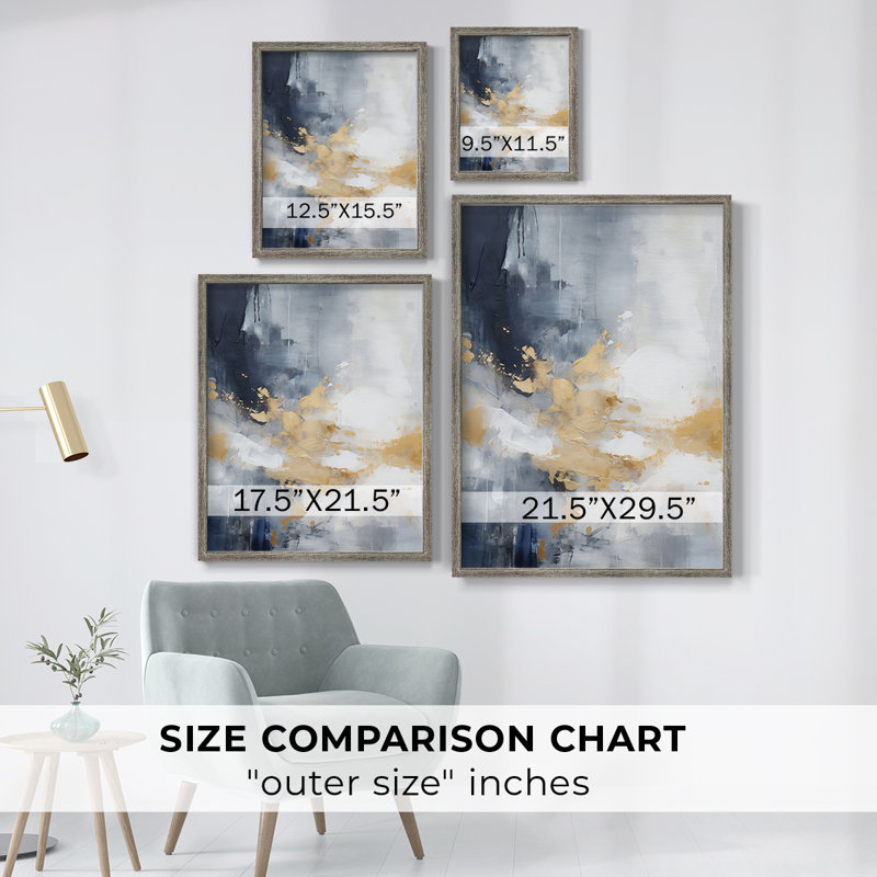 Reproduction encadrée FLORAL Series CCCCXXI - bois massif, H 15 po x l 12 po