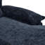 3 méridienne double en chenille bleue, tissu PU, 500 lb de positionnement durable 3, charge maximale-1362757137-1362757139