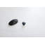 Bouton de champignon Heritage Heritages - bouton d'armoire de 1-1 / 8 po de diamètre noir mat - Quincaillerie transitionnelle pour tiroirs et armoires-70185538
